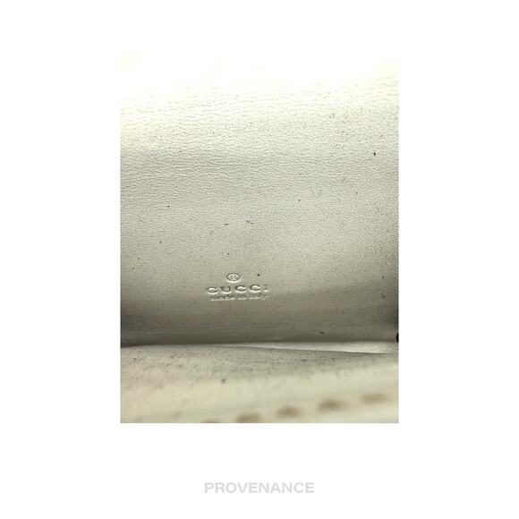 🔴 Gucci Card Wallet - Chalk Guccissima Leather - Picture 6 of 8